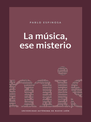 cover image of La música, ese misterio